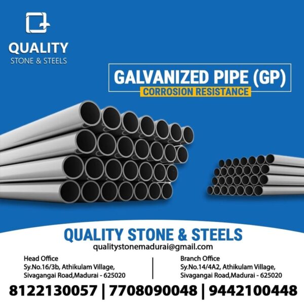 Wholesale GP pipe dealers in Madurai