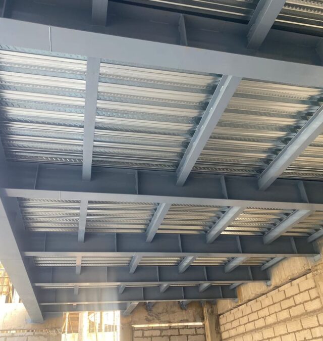 Decking sheet used in Mezzanine floor